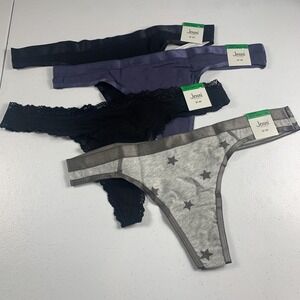 Jenni Women's 4-Pack Assorted Core Panty Large Multicolor Hipster Underwear NWT‎